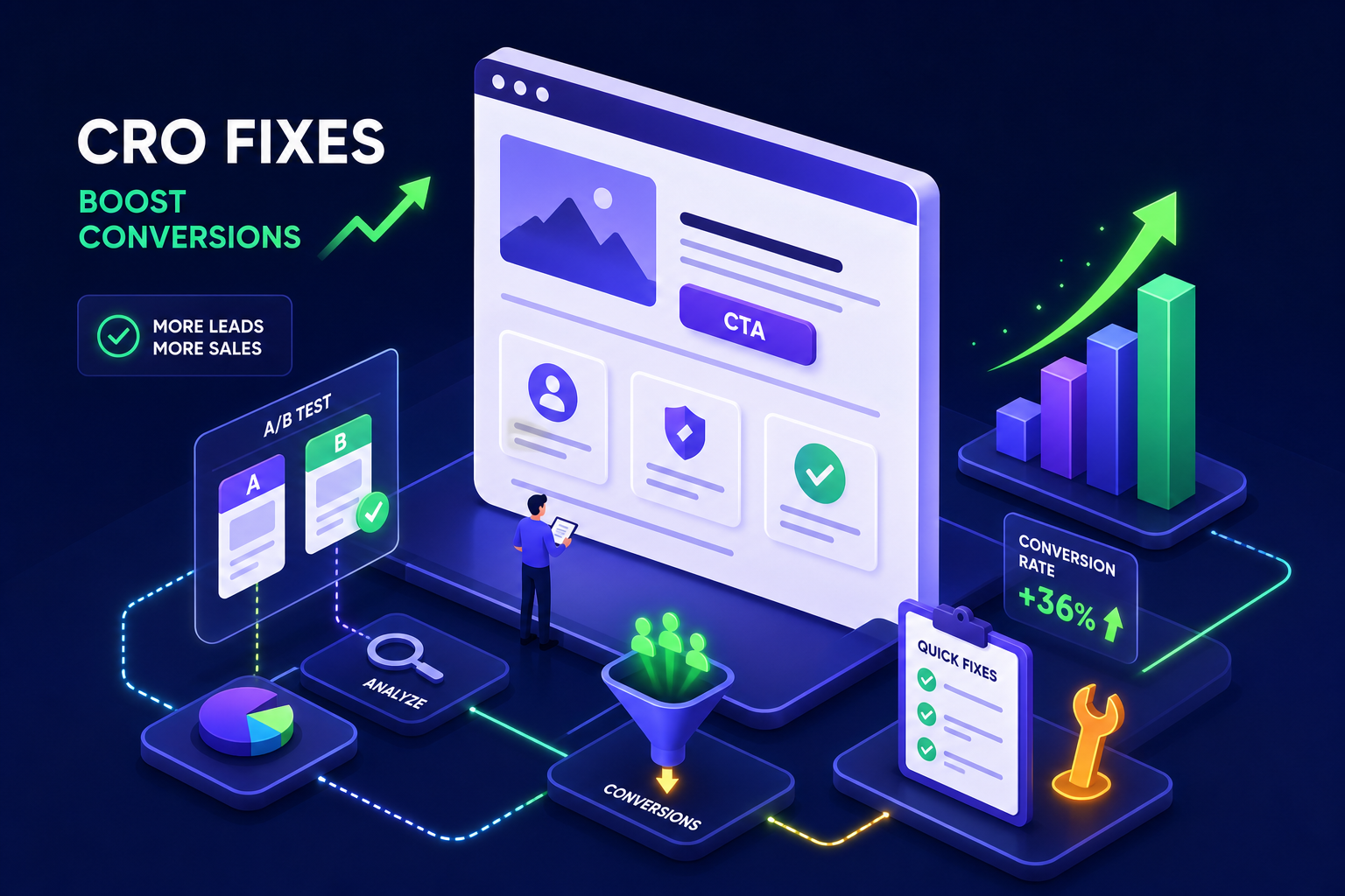 10 Landing Page CRO Fixes That Boost Conversions Fast